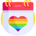 cultures,heart,birthday and party,calendar,date,celebration,day,gay,lesbian,pride,homosexual,lgbt,world pride day